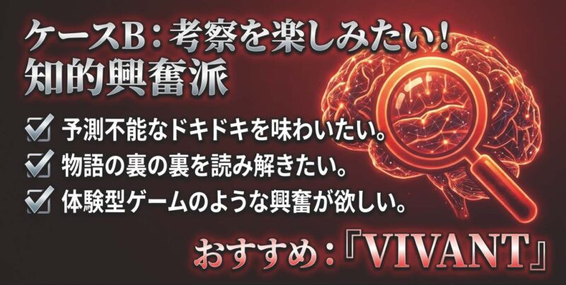予測不能な展開と考察を楽しみたい人におすすめなVIVANT