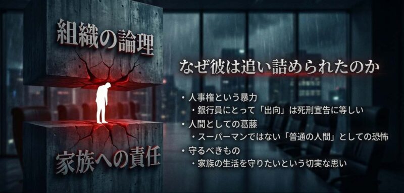 銀行員にとっての出向の恐怖と人事権という暴力