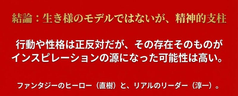 結論：半沢淳一氏は半沢直樹の生き様のモデルではないがインスピレーションの源
