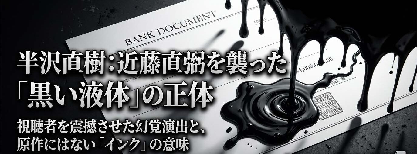 半沢直樹の近藤直弼を襲った黒い液体の正体と演出の意味