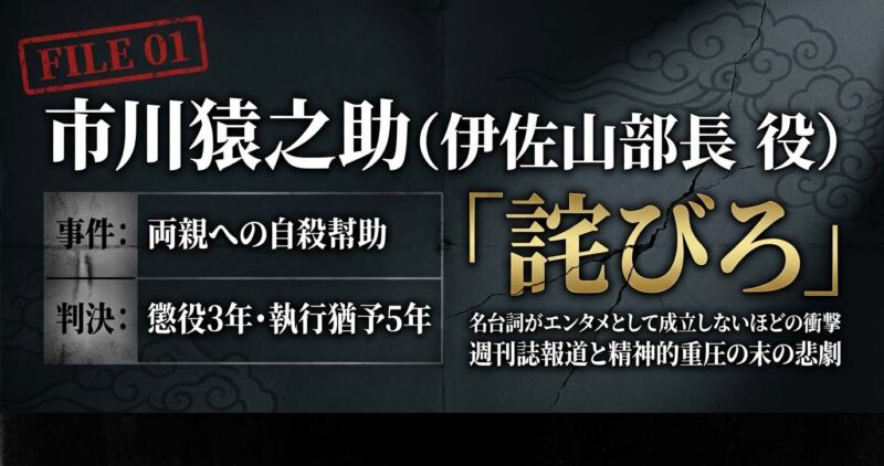 半沢直樹キャスト不祥事 市川猿之助（伊佐山部長役）の自殺幇助事件と判決内容詳細