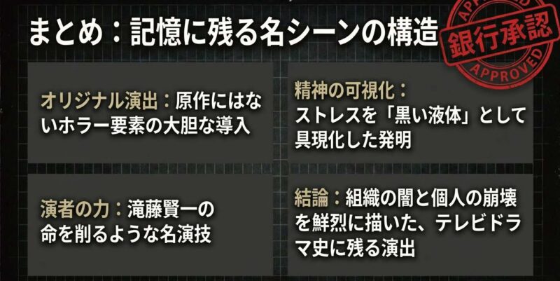 半沢直樹の近藤を襲った黒い液体の演出意図と意味のまとめ