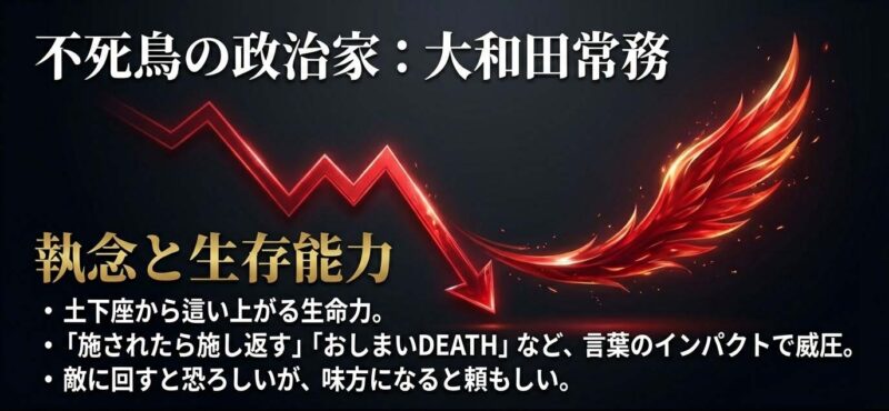 大和田常務の執念と不死鳥のような生存能力についての解説