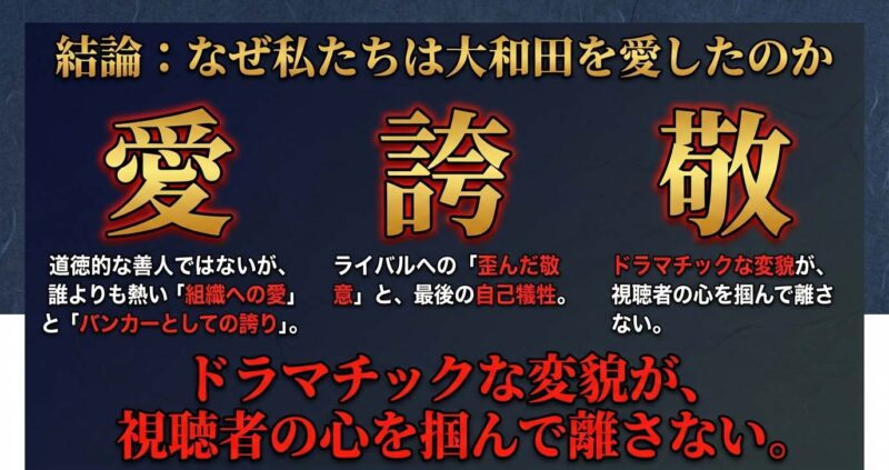組織への愛とバンカーとしての誇りを持つ大和田暁が愛される理由