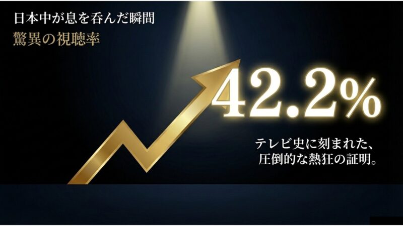 半沢直樹最終回が記録した驚異の視聴率42.2%