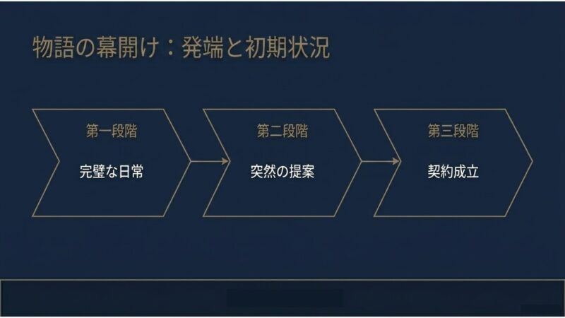 過去のトラウマ露呈や社内の派閥争いに伴い、すれ違いや最大の危機を迎える事態の深刻度グラフ